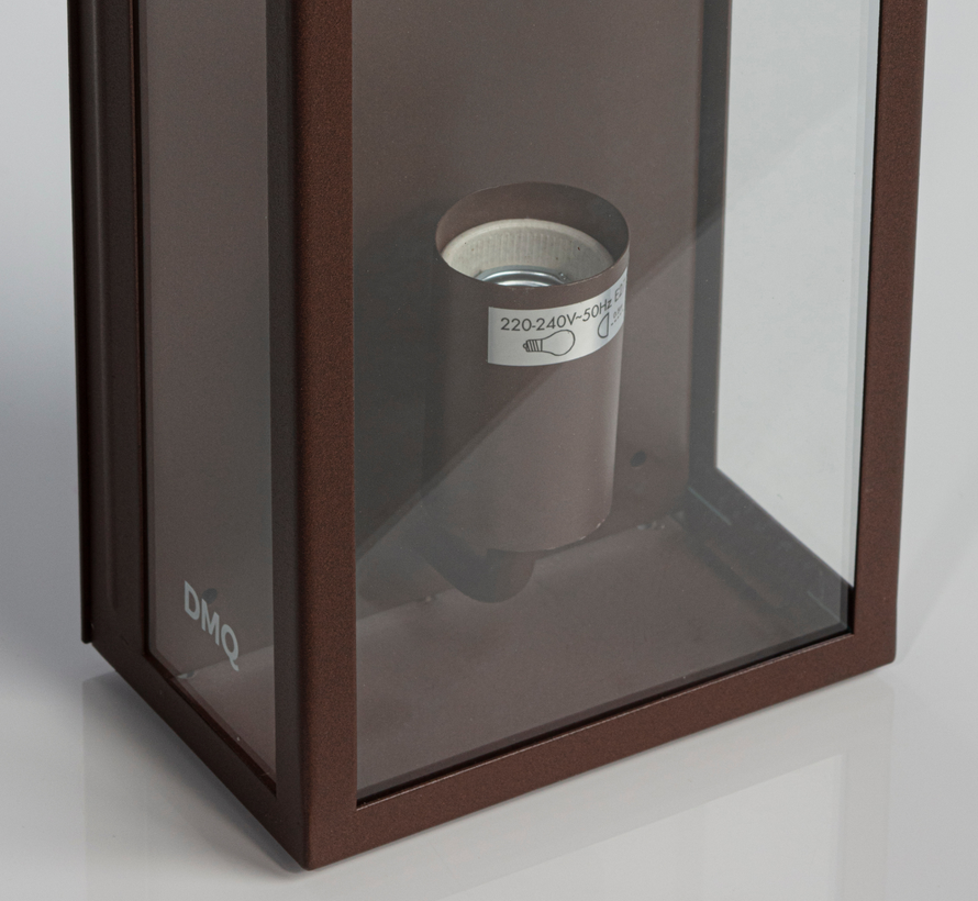 Wandlamp Boston voor Buiten - Rusty Brons