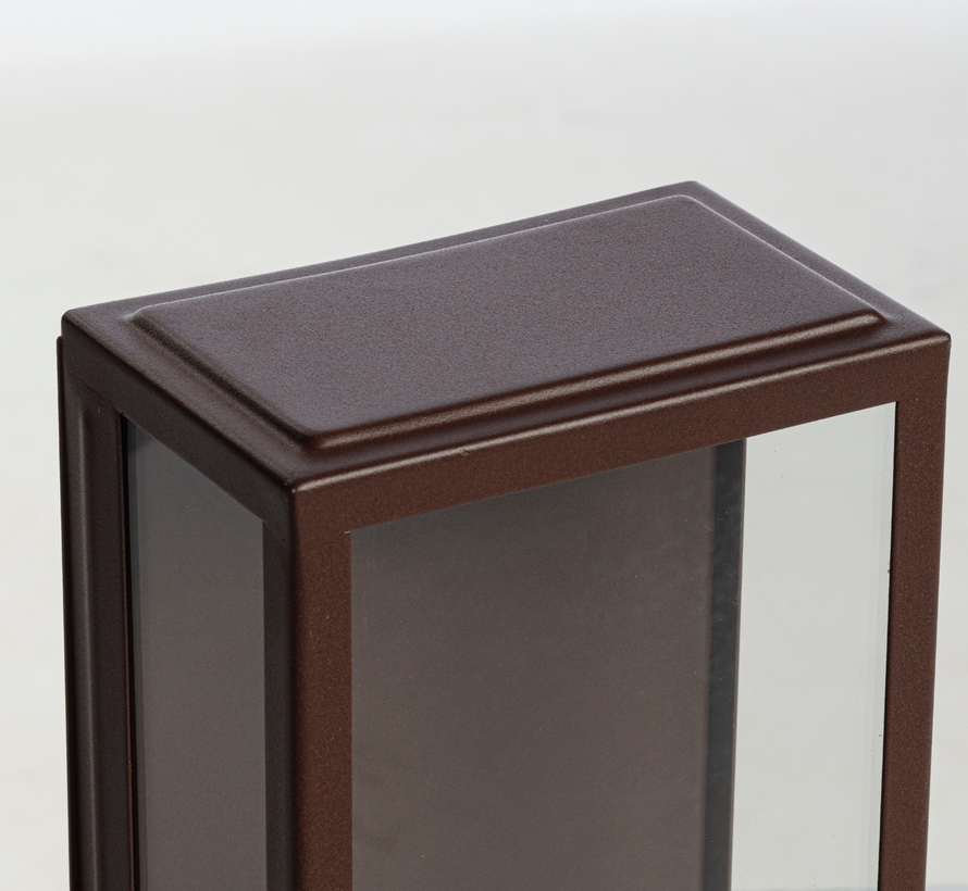 Wandlamp Boston voor Buiten - Rusty Brons