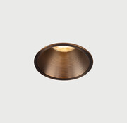 DMQ Inbouwspot GU10 Luna Rond Geborsteld brons - Extra kleine rand