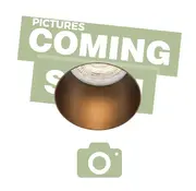 DMQ Trimless inbouwspot GU10 Myra Rond Geborsteld brons - IP44