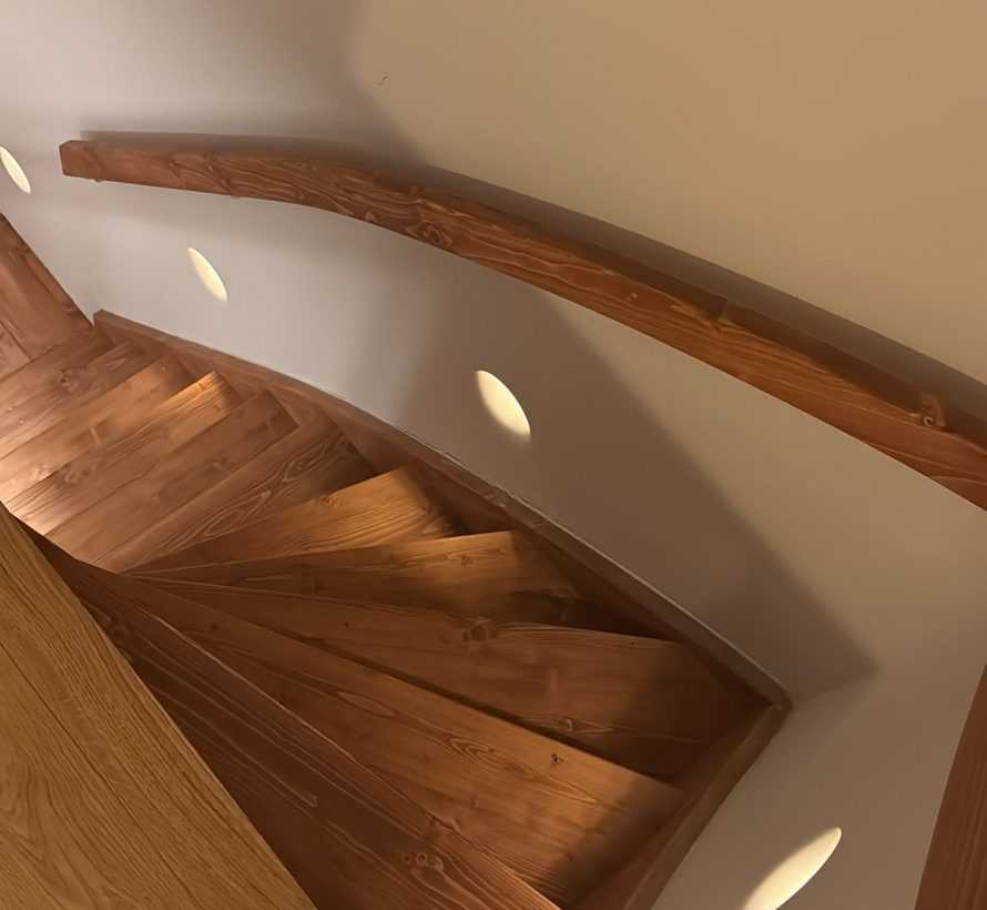 Trimless trapverlichting - Rond Gips - GU10