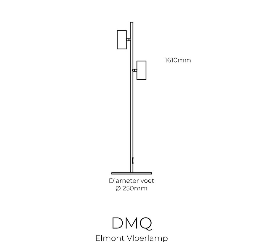 Vloerlamp Elmont