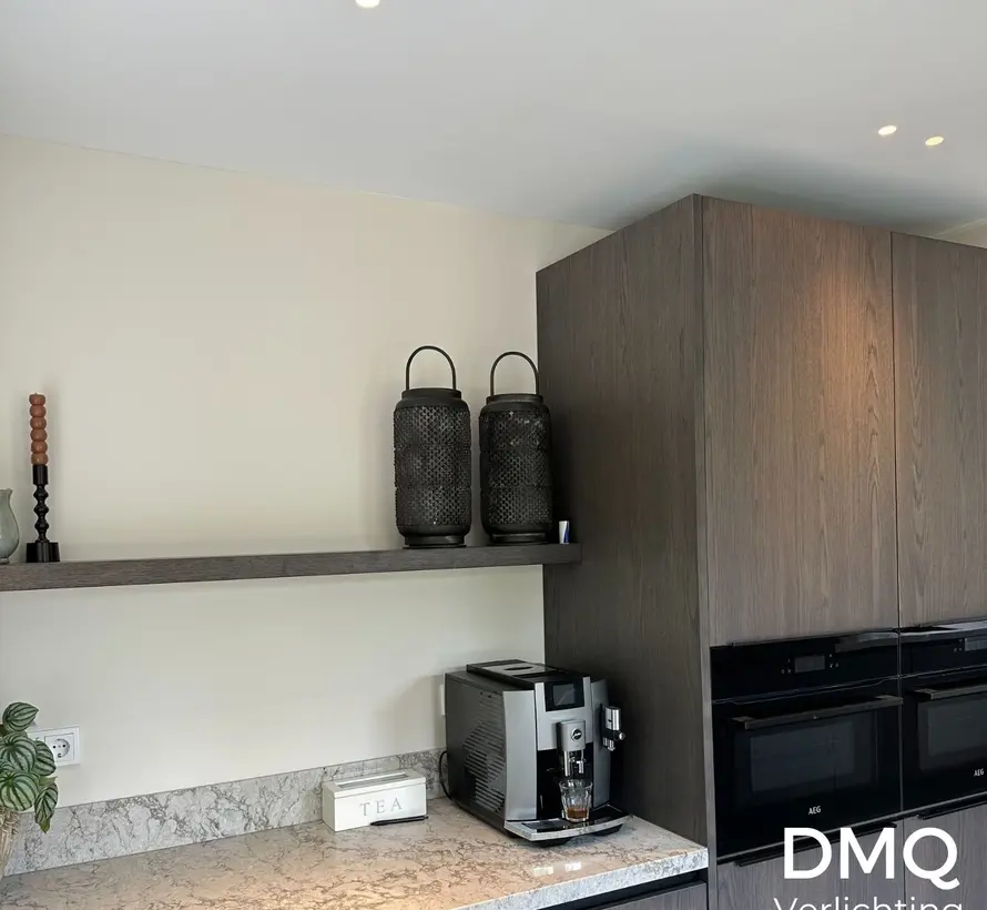 Trimless inbouwspot Lark 35mm LED Geborsteld brons