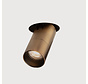 Trimless inbouw richtspot GU10 Moon 1 Geborsteld brons