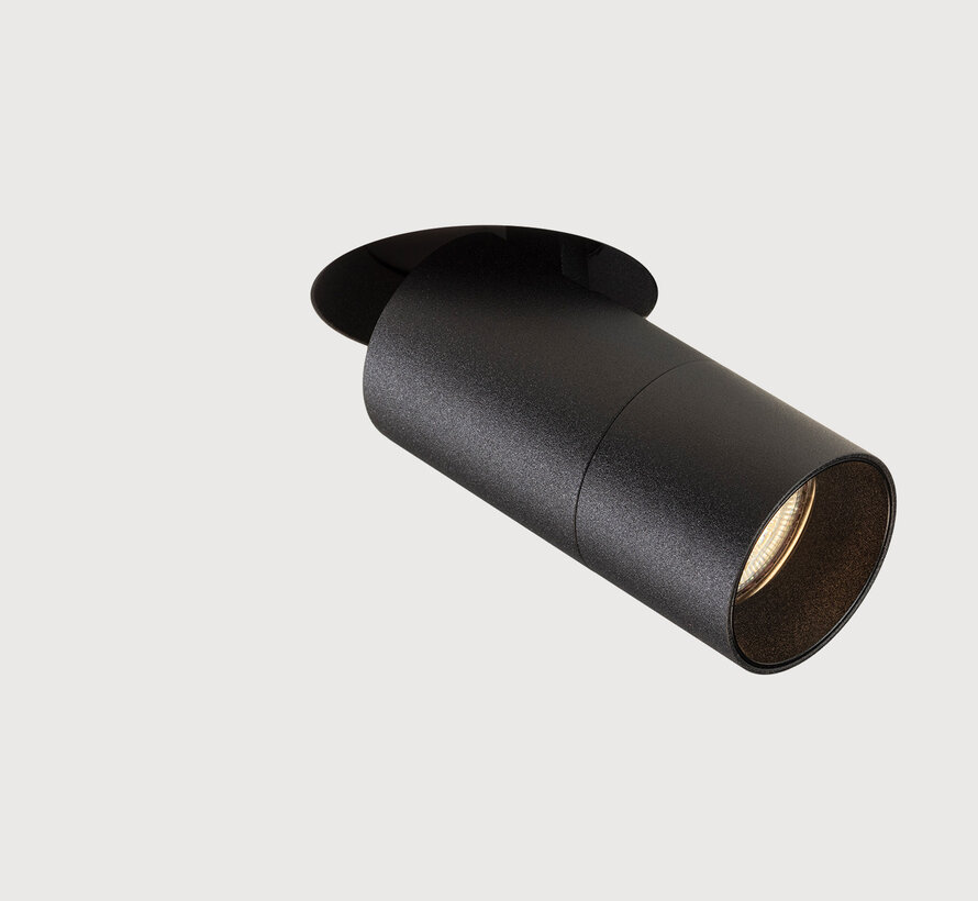 Trimless inbouw richtspot GU10 Moon 1 Zwart