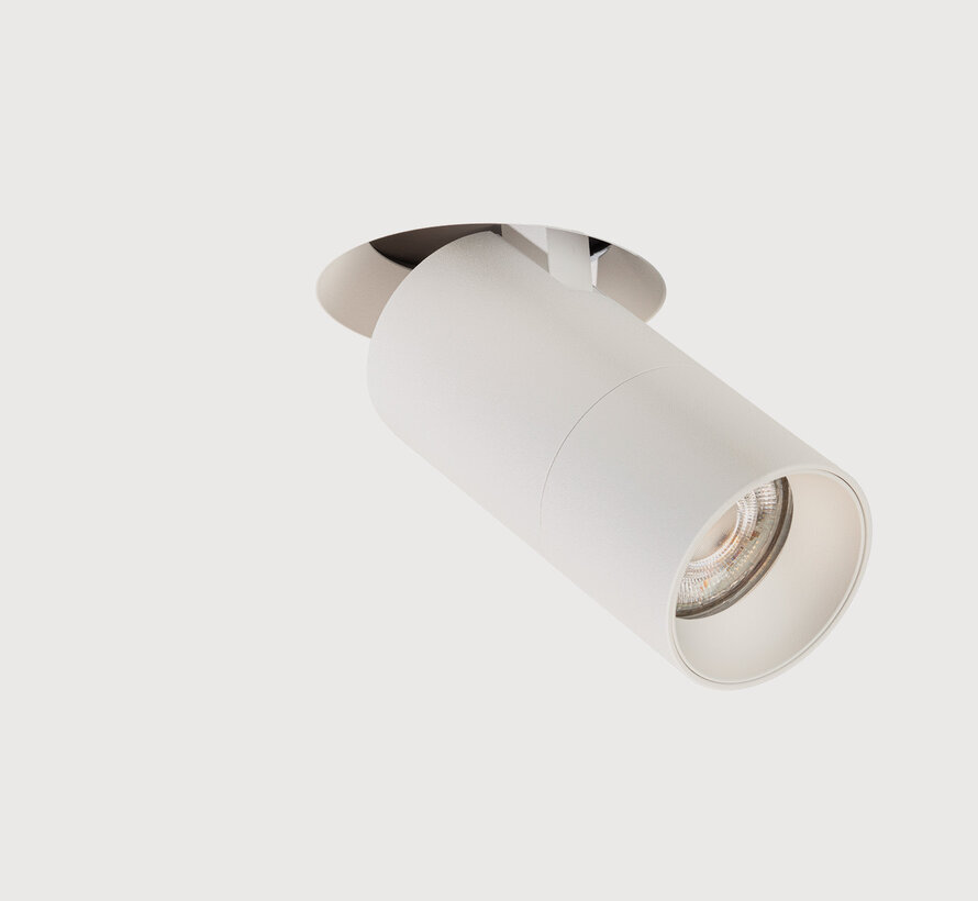 Trimless inbouw richtspot GU10 Moon 1 Wit