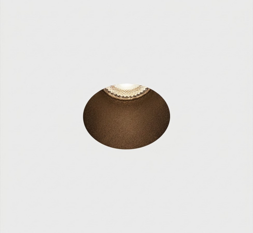 DMQ Trimless inbouwspot Myra Rond Matbrons - Geïntegreerde LED IP44 - Lage inbouwdiepte