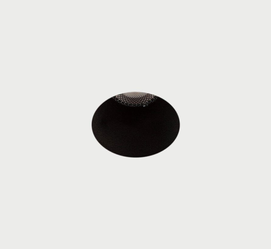 Trimless inbouwspot Myra Rond Zwart - LED IP44 - Lage inbouwdiepte