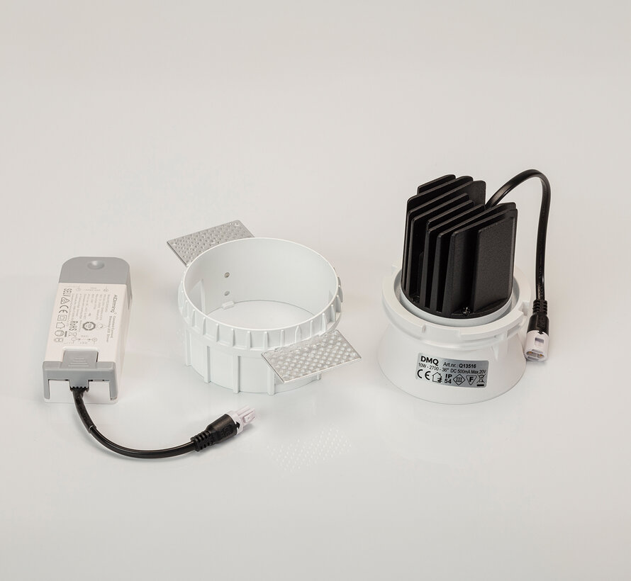 Trimless inbouwspot Moon 1 Rond Wit - LED IP54