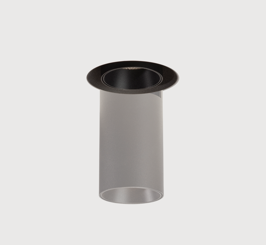 Trimless inbouw richtspot geïntegreerde LED 10W Moon 1 - Zwart