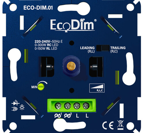 DMQ EcoDim - Universele Dimmer Inbouw LED - 0 - 300W