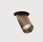 DMQ Trimless inbouw richtspot LED 10W Moon 1 - Geborsteld brons
