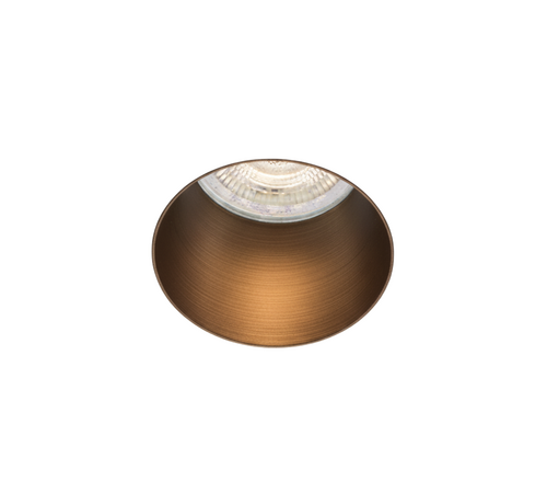 DMQ Trimless inbouwspot GU10 Myra Rond Geborsteld brons