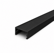 DMQ Afdekstrip Railverlichting 1 meter - Zwart