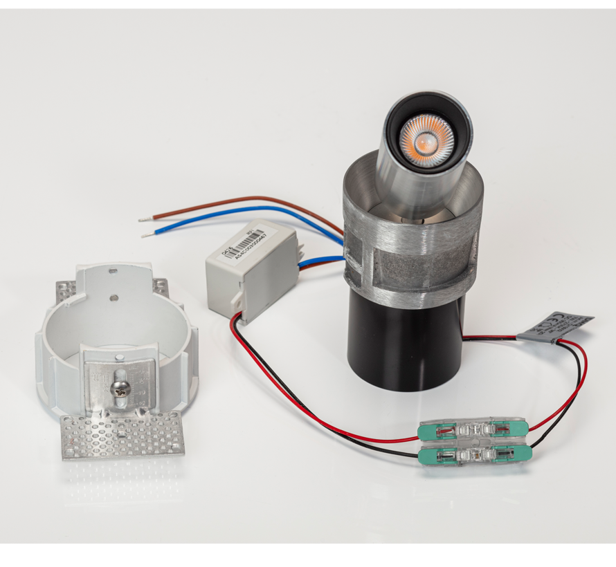 DMQ Trimless richtspot Myra LED - Brute Aluminium (DMQ x Firm)