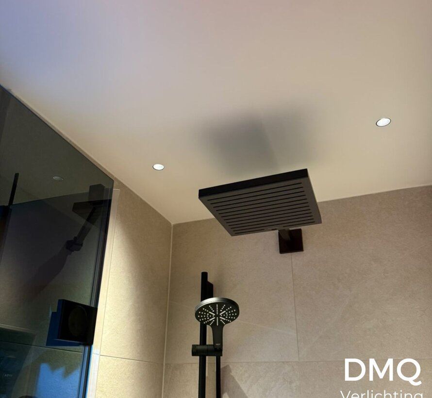 Trimless inbouwspot Lark IP65 35mm LED Geborsteld gunmetal