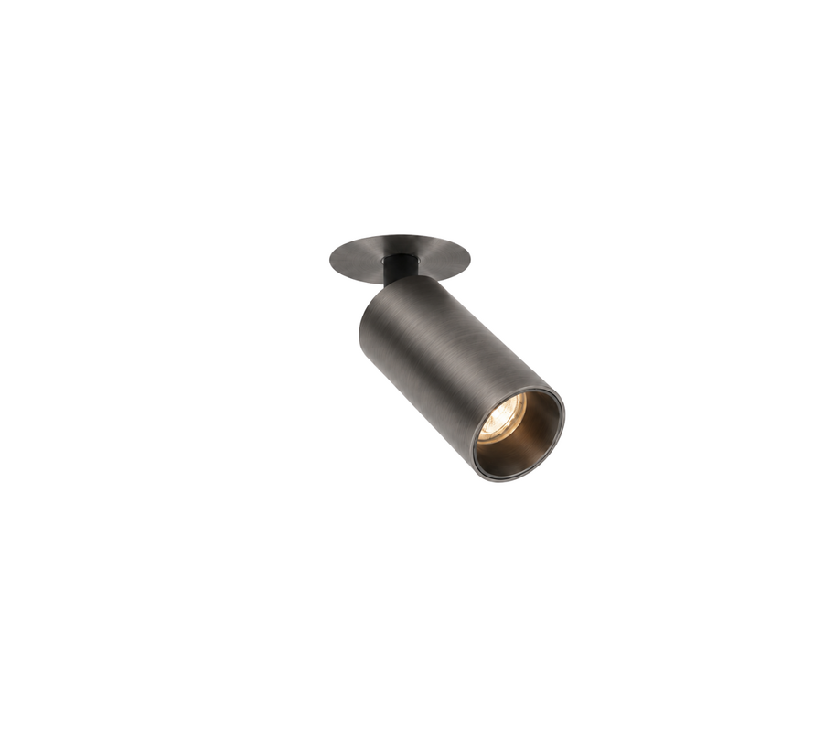 Richtspot Lark Rond LED - Geborsteld Gunmetal