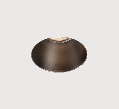 DMQ Trimless inbouwspot Moon 1 Rond Geborsteld gunmetal - LED IP54