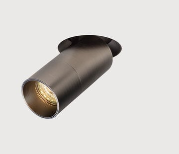 DMQ Trimless inbouw richtspot GU10 Moon 1 Geborsteld gunmetal