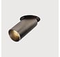 Trimless inbouw richtspot GU10 Moon 1 Geborsteld gunmetal