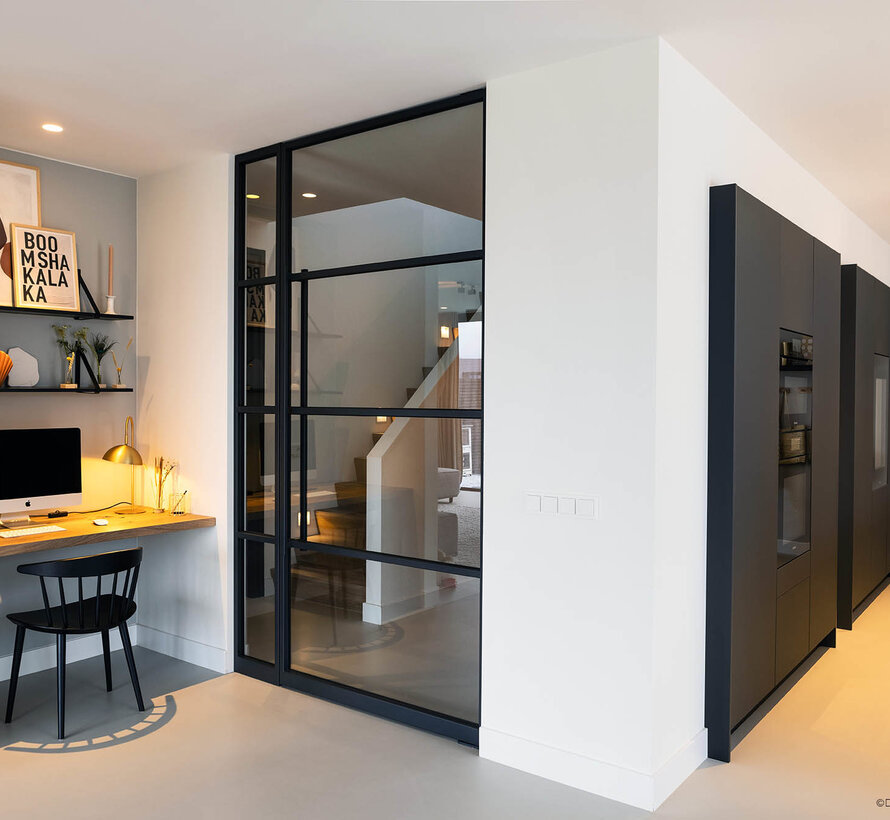 Trimless inbouwspot GU10 Moon 1 Rond - Geborsteld gunmetal