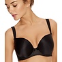 Deco Plunge Bh met beugel & licht voorgevormde cup in zwart of huidkleur