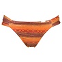 Sapph Cinnamon butterfly een laag model bikinislip kleur oranje met snakeprint