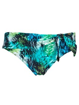 Sapph Sapph Gilli Island  hoge bikinislip  kleur aqua print snake
