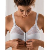 Florence Bh zonder beugel & voorsluiting kleur wit of champagne