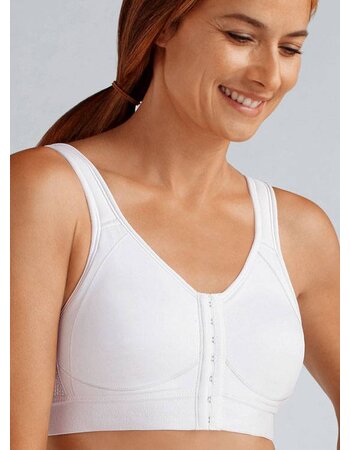 Amoena Ester prothese sport‑BH zonder beugel & voorsluiting – wit of zwart