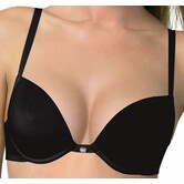 Wonderbra Sleek Chic T-shirt Bh met licht voorgevormde cup kleur zwart of ivoor