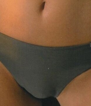 Sensitive naadloze microfaser string kleur groen, wit, poudre, nude of lila