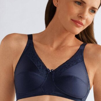 Amoena Nancy prothese bh marine zonder beugel & CoolMax hoesjes