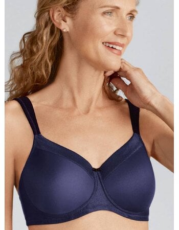 Leticia prothese Bh zonder beugel & lichte voorvorm kleur marineblauw
