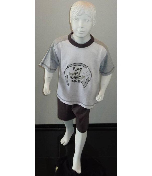 Pastunette  katoenen jongens shortama serie Levi mt 104