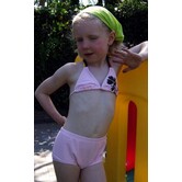 Nickey Nobel Iris meisjes halterbikini met boxer kleur roze