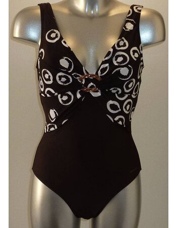 Logan badpak zonder beugel & lichte voorvorm bruin mt 38