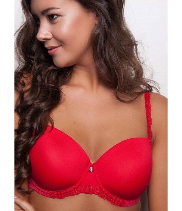 Fabienne Hansoul Cubito Balcony Bh kleur rood, de mt B90