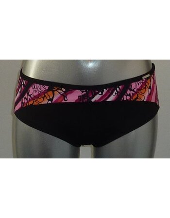 Sapph River Bay Shorty mt  L zwart print rainbow