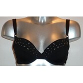 Beach Pambula  Bikinitop met beugel & licht Push Up effect Mt B80 zwart