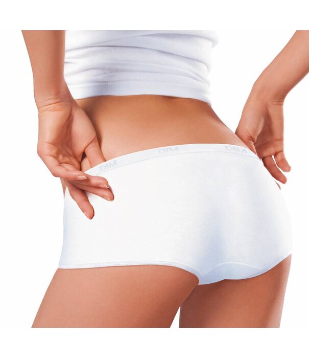 Dim  Dim Microfaser boxerset in wit, zwart, huid, bruin of kleur brique