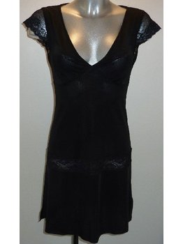 LingaDore Sensuale Nachtjurkje met opengewerkte rug kleur zwart