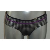 Sapph  Isis microfaser heupboxer purple print piede de poule mt S