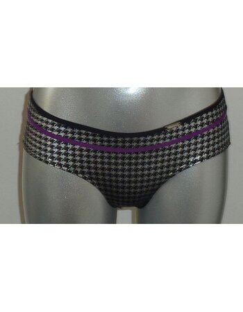 Sapph Isis microfaser heupboxer purple print piede de poule mt S
