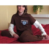 Pastunette Spirit by nature katoenen huispak kleur bruin