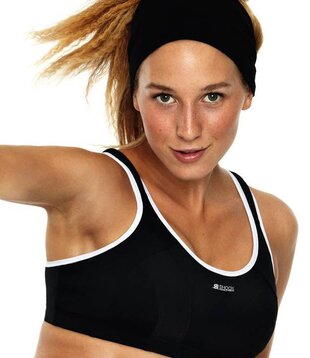 Active Multi Sports Support Sport Bh zonder beugel kleur zwart of wit