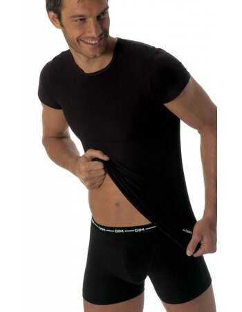 T-shirt Soft Stretch Super Dim kleur zwart mt M