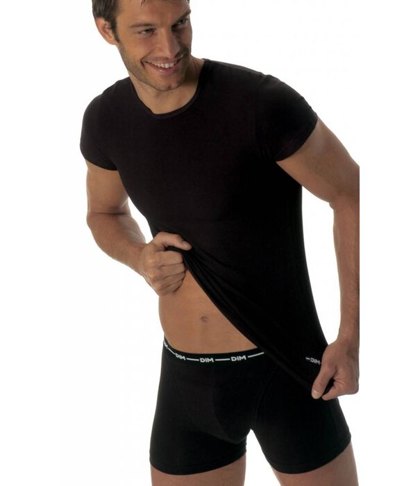 Dim  T-shirt Soft Stretch Super Dim kleur zwart mt M