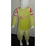 Lunatex  X factor velours meisjes pyjama lime mt 104