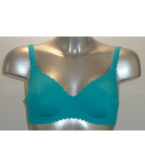 Dim  Dim Body touch naadloze Bh met beugel, kleur zwart, wit, blue lagoon of skin